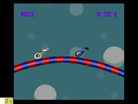 une photo d'Ã©cran de Unirally sur Nintendo Super Nes
